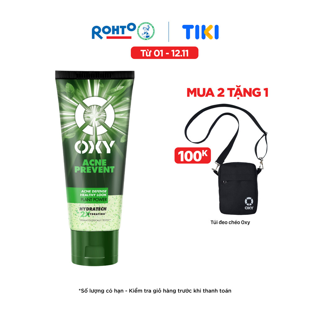 Gel Rửa Mặt Oxy Acne Prevent 100g