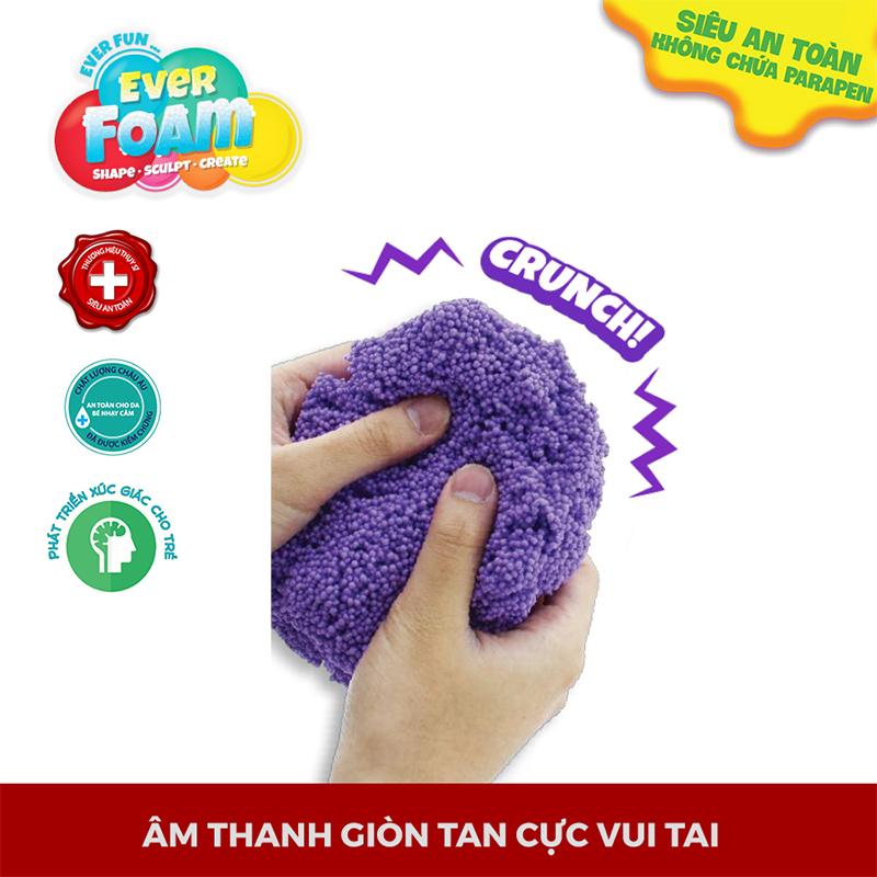 Đồ Chơi Sáng Tạo Slimy Foam_Slime Xốp Tím-Hồng-Cam 38001/PP-PK-OR