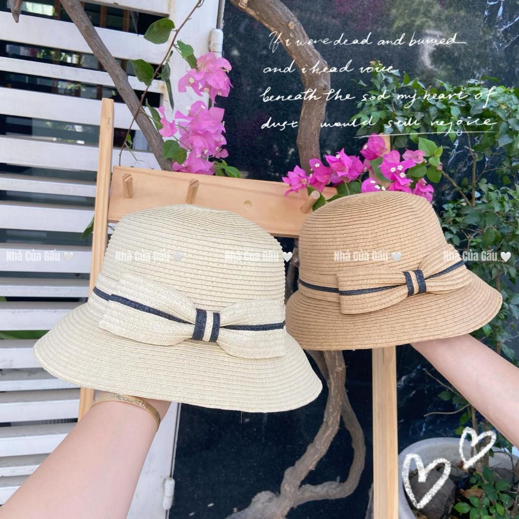 Set túi cói đi, nón cói đi chơi đi du lịch cực đẹp
