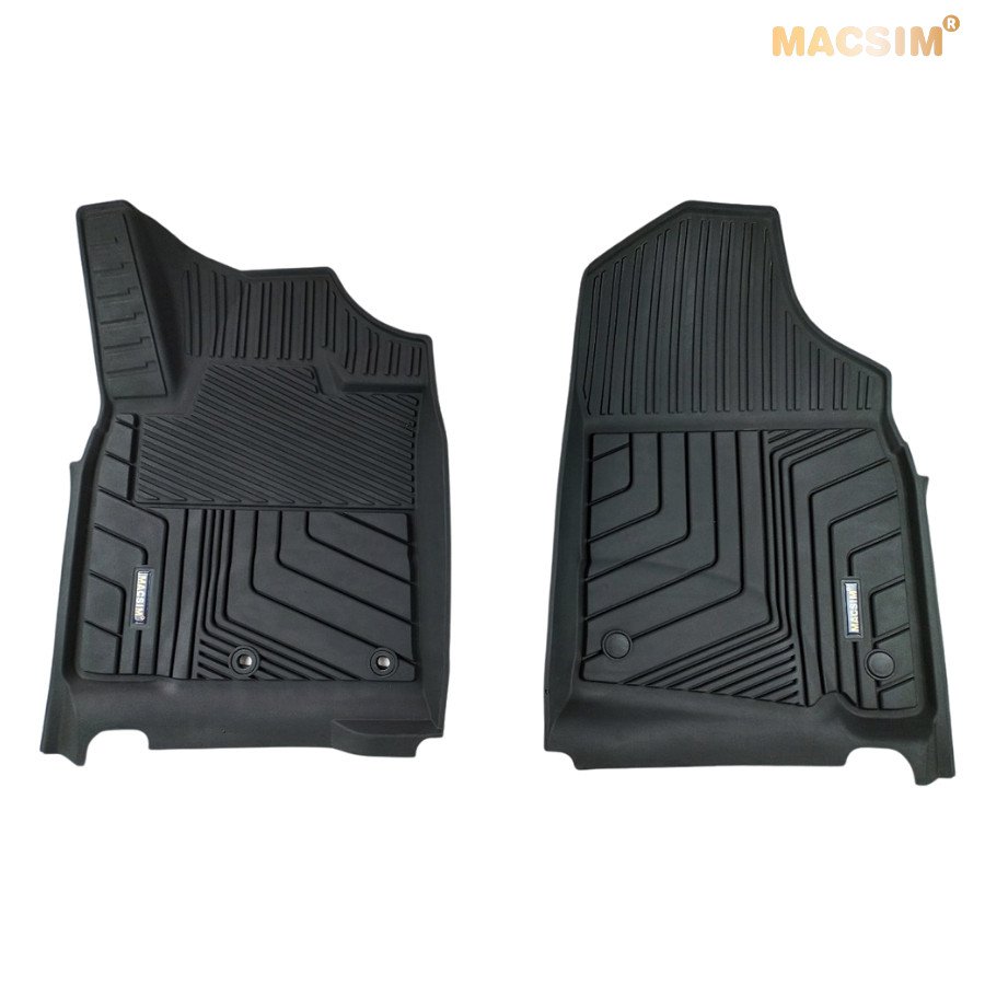 Thảm lót sàn xe ô tô Toyota Land cruiser 2010 - 2021 Nhãn hiệu Macsim chất liệu nhựa TPE cao cấp màu đen