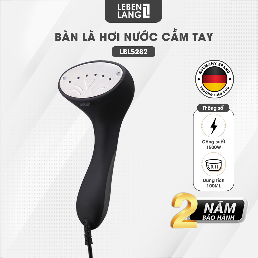 Bàn là hơi nước thông minh LEBENLANG LBL5282, công suất 1500w, làm nóng trong 25s, bảo hành 2 năm – hàng chính hãng