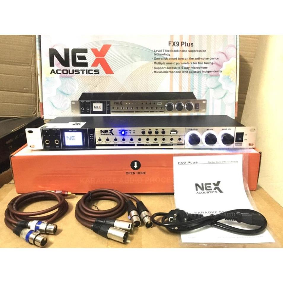Vang Cơ FX9 PLus 2021 Có Chống Hú Tốt. Kết Nối Quang Học OPTICAL, BLUETOOTH, USB, AUX1,AUX2..