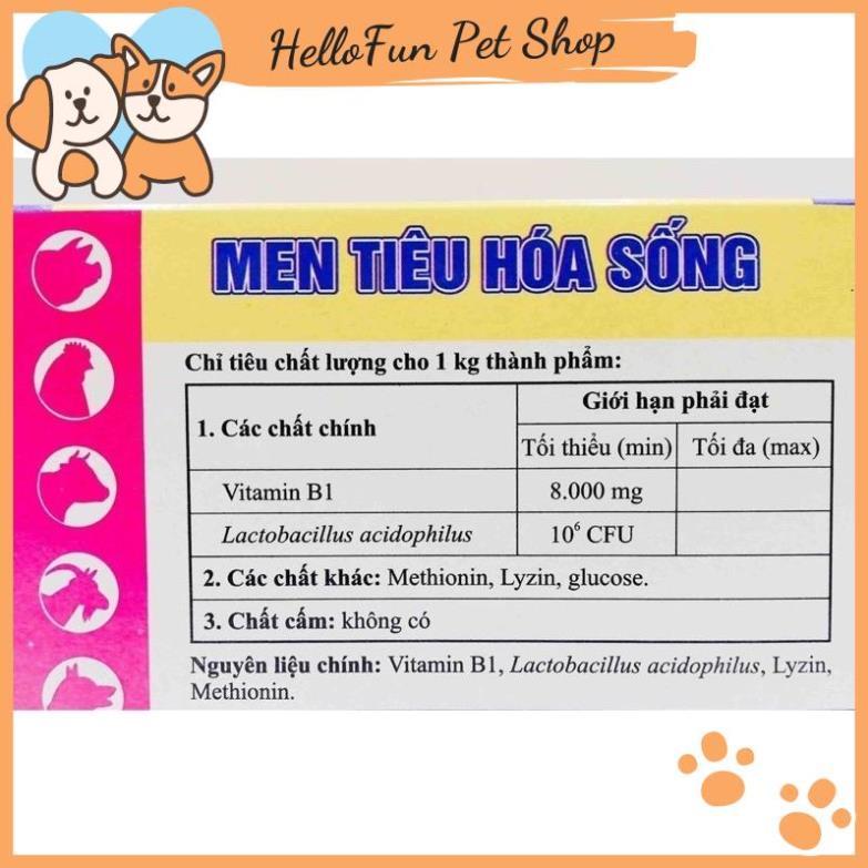 Men tiêu hóa sống cho chó mèo Pharbiozym gói 5gr