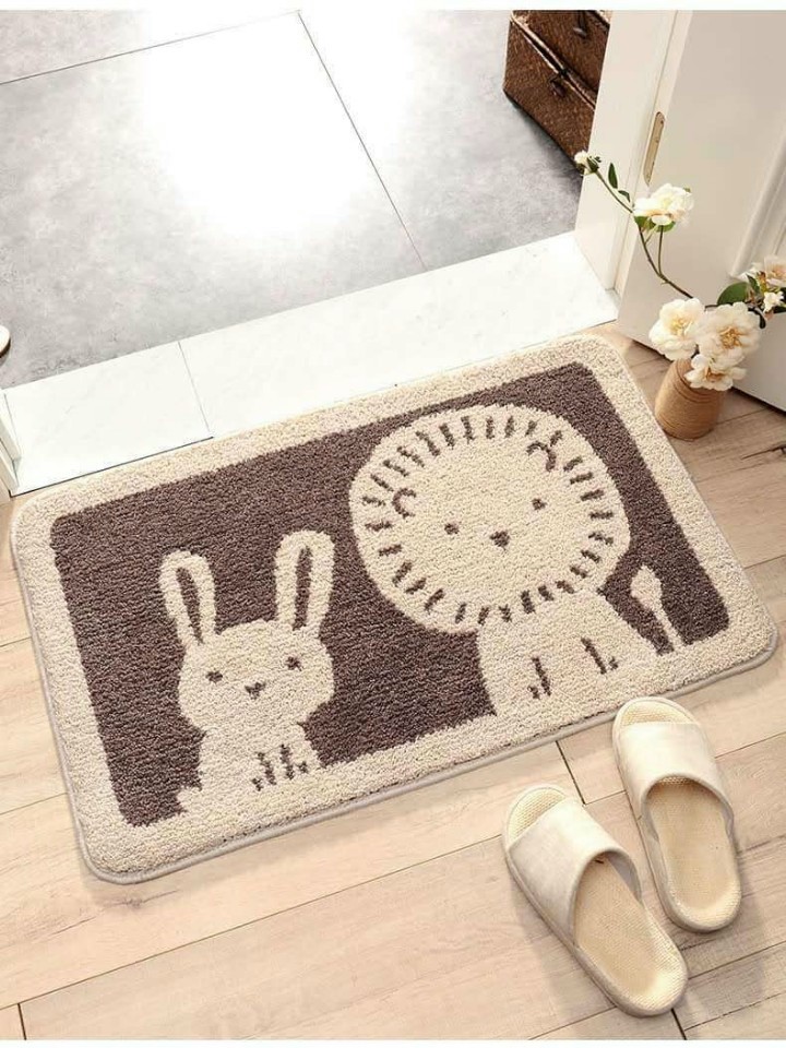 Thảm 3D lau chân cửa phòng khách TD52 thảm chân phòng tắm thảm lau chân phòng ngủ lông dày siêu thấm mềm mại chống trượt
