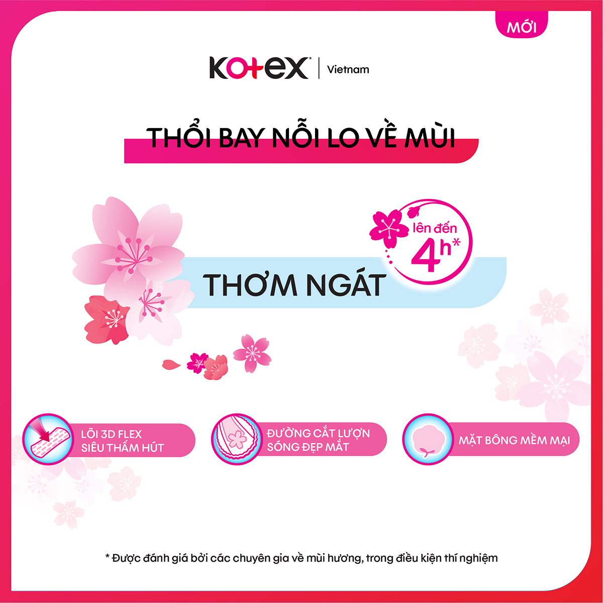 [Mới] Combo 6 Gói BVS Kotex Gardenia Deo+ Hương Hoa Anh Đào, Mặt Bông, Siêu Mỏng Cánh, Gói (8+2) Miếng