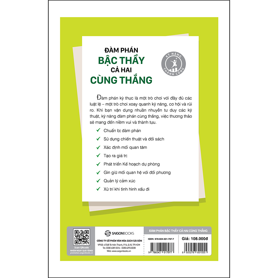 Đàm Phán Bậc Thầy, Cả Hai Cùng Thắng
