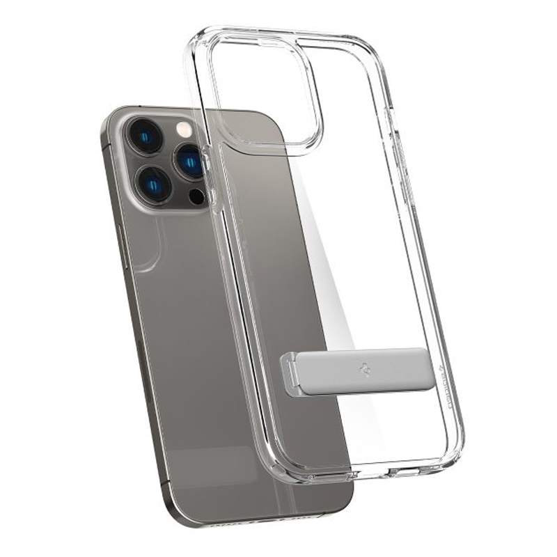Ốp lưng SPIGEN dành cho iPhone 14 Pro Ultra Hybrid S Crystal Clear - Hàng chính hãng
