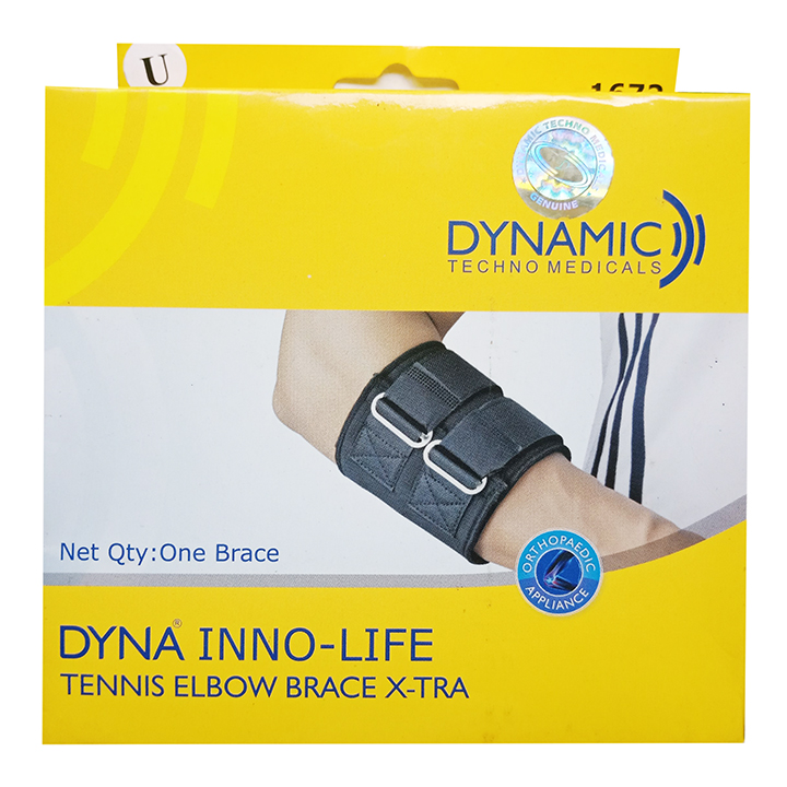 Đai Cẳng Tay Cao Cấp | Dây đai cẳng tay cho tennis, cầu lông, bóng bàn Dyna Infolife Xtra