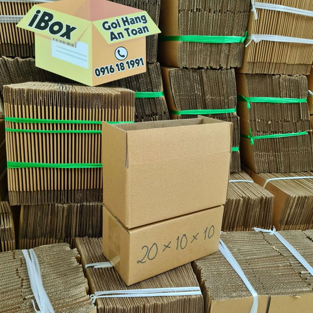 20x10x10 Combo 20 Hộp carton iBox gói hàng