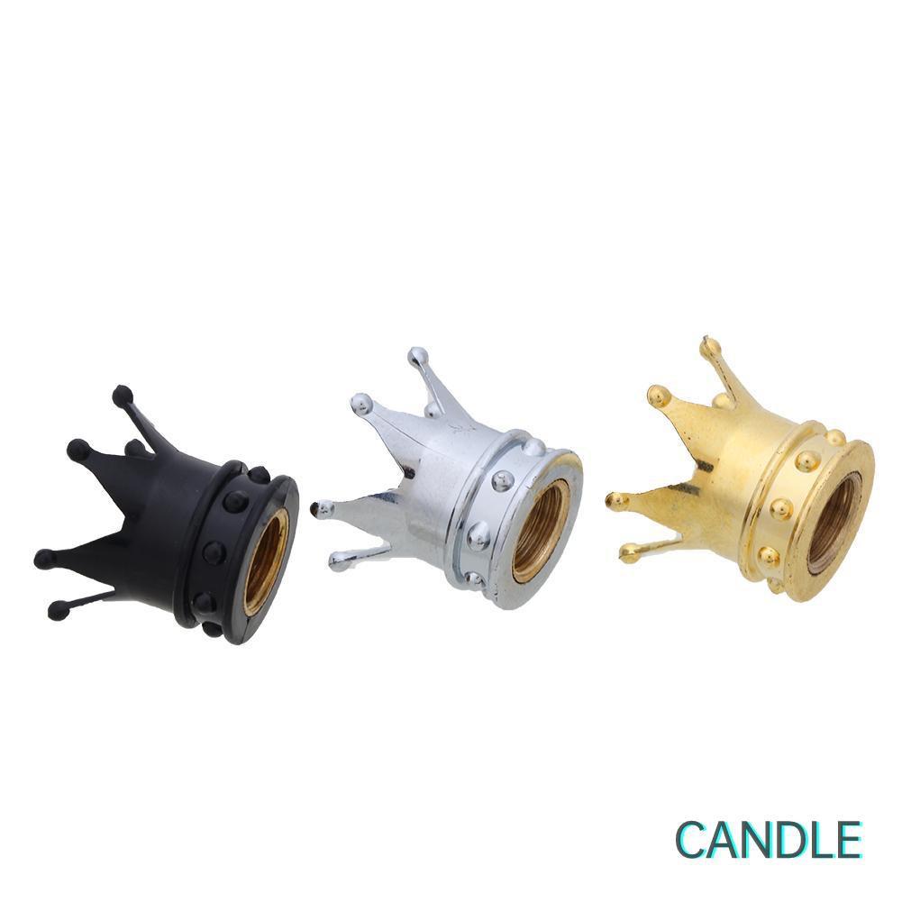 Bộ 4 Nắp Đậy Van Lốp Xe Hơi Hình Vương Miện