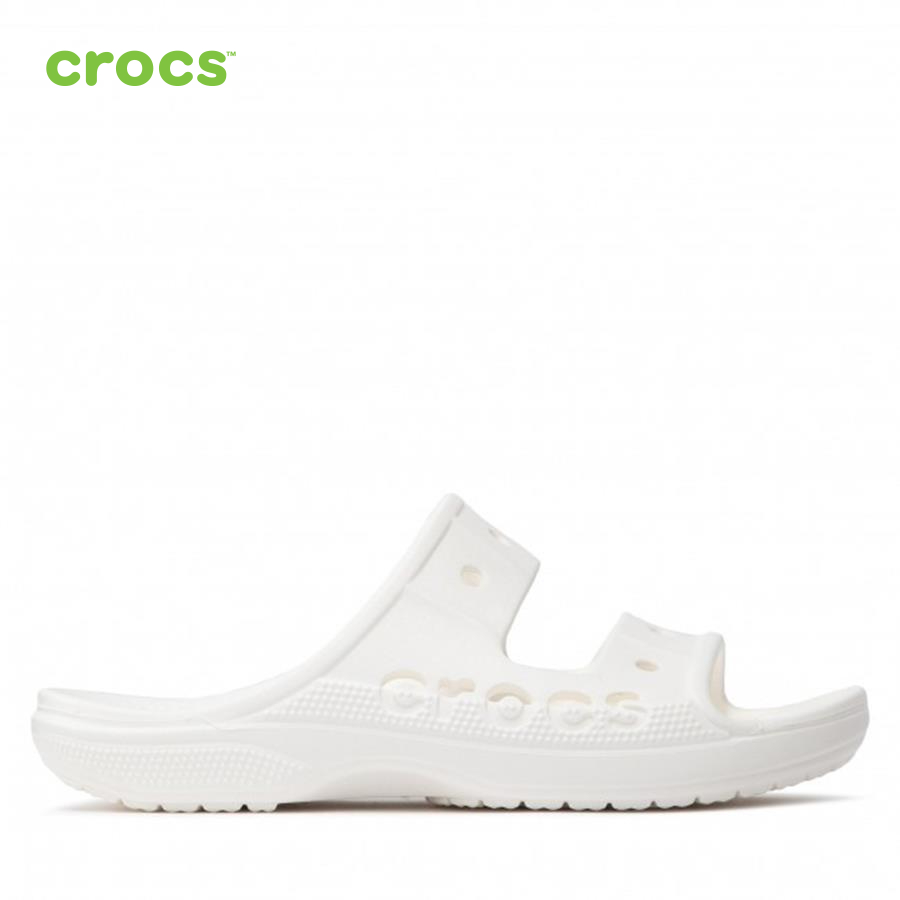 Dép nhựa nam Crocs Baya Sandal U White - 207627-100