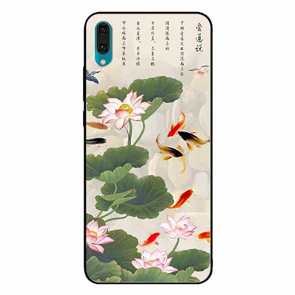 Hình ảnh Ốp lưng in cho Huawei Y7 Pro 2019 Tranh Cá Koi
