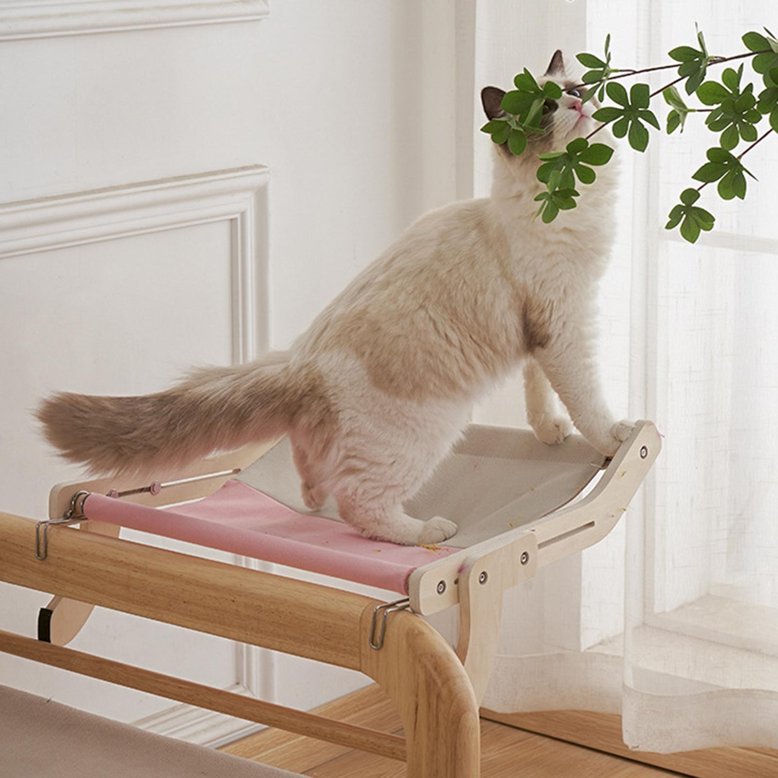 Cat Window Perch Cat Shelf Lounge Mount Hammock Seat for Indoor Cats Space Saving