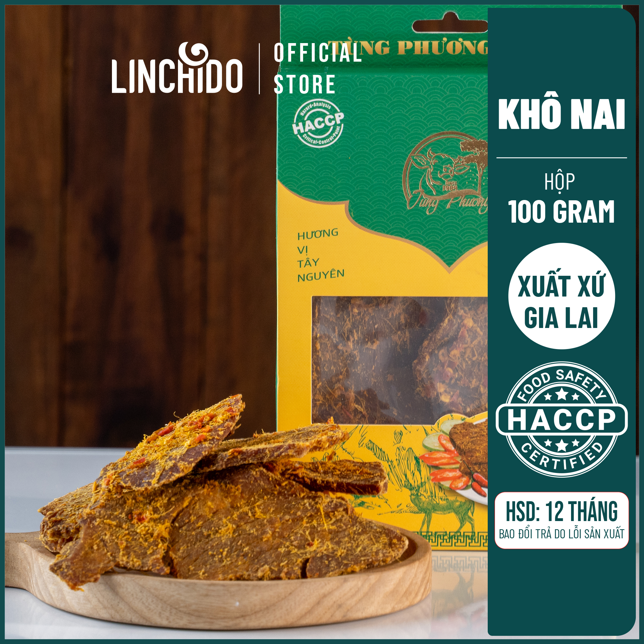 Khô Nai - Tùng Phương Du Ký - Hộp 100 Gram