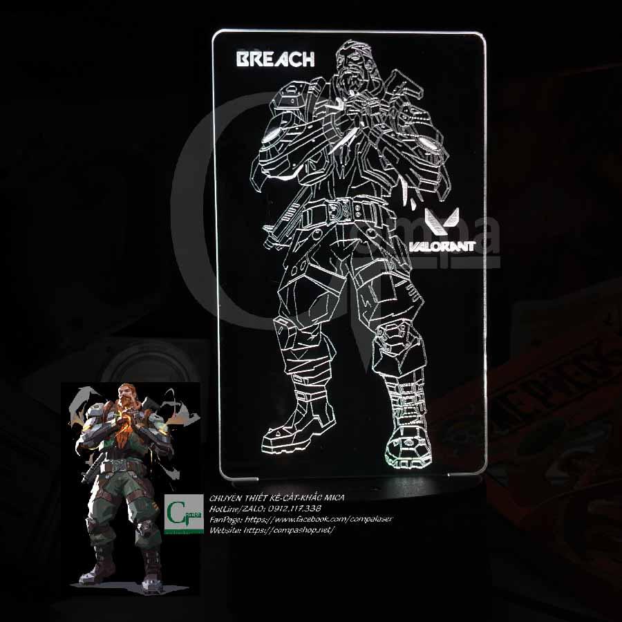 Đèn Ngủ Valorant Breach Type 01 GVLR0801 16 MÀU TUỲ CHỈNH