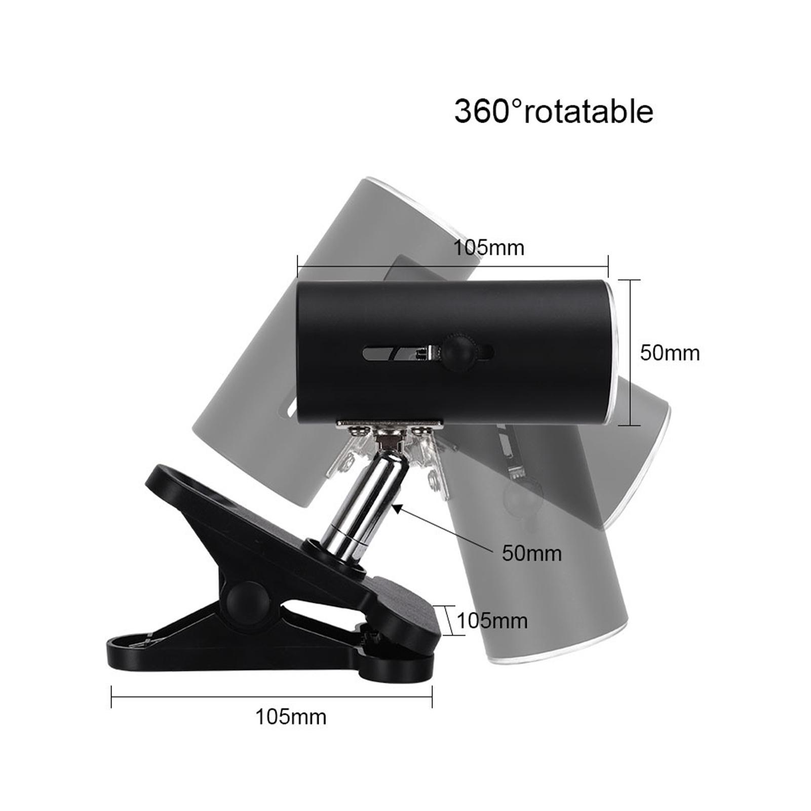 Đèn sưởi cho động vật bò sát thằn lằn, rùa...có đế kẹp