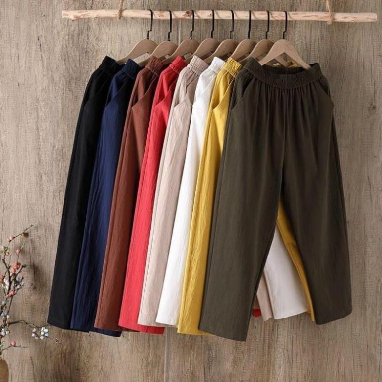 GIÁ BUÔN SỈ QUẦN BAGGY ĐŨI CẠP CHUN NHẸ MÁT 823