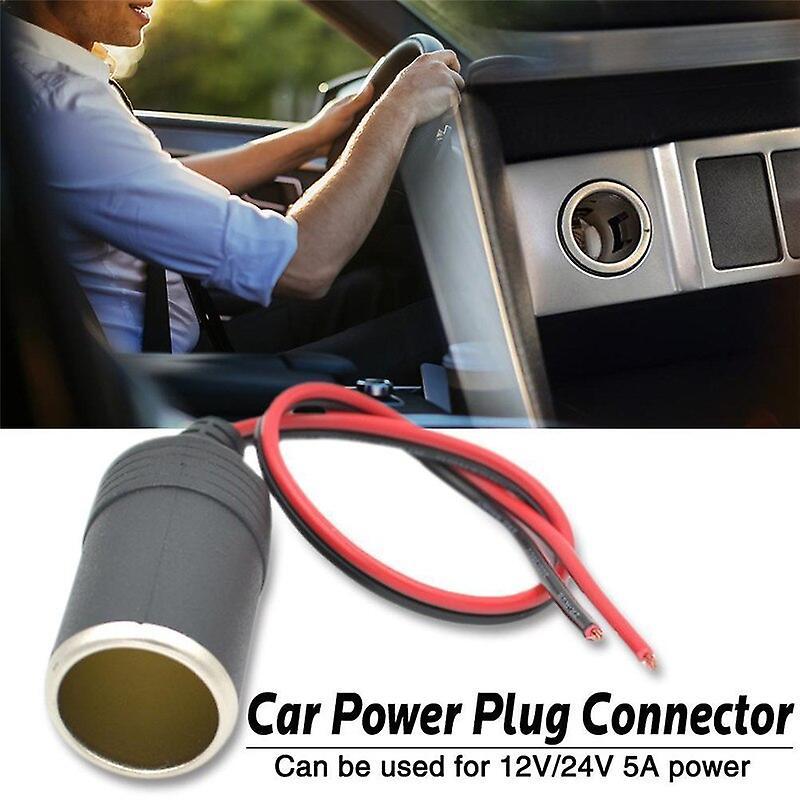 1PCS Bộ sạc cáp đèn phụ nữ cắm xe hơi nhẹ