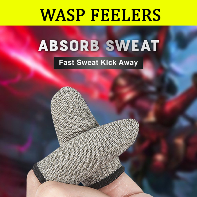 Bao tay chơi game cảm ứng Wasp Feelers găng tay chống mồ hôi, chống trượt - 1 ngón lẻ no box