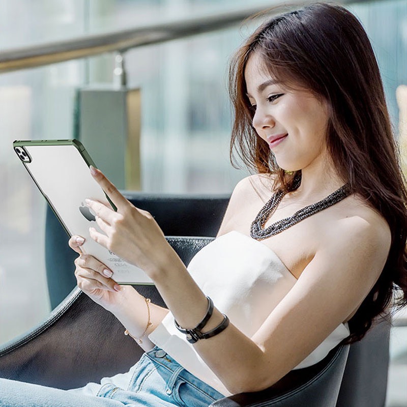 Ốp lưng iPad Pro 11 inch XUNDD, Chống shock, Mặt lưng trong suốt, Viền TPU