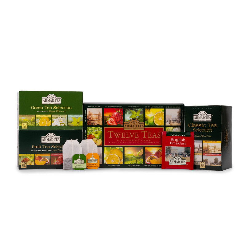 TRÀ AHMAD ANH QUỐC - BỘ SƯU TẬP 12 VỊ - Twelve Teas