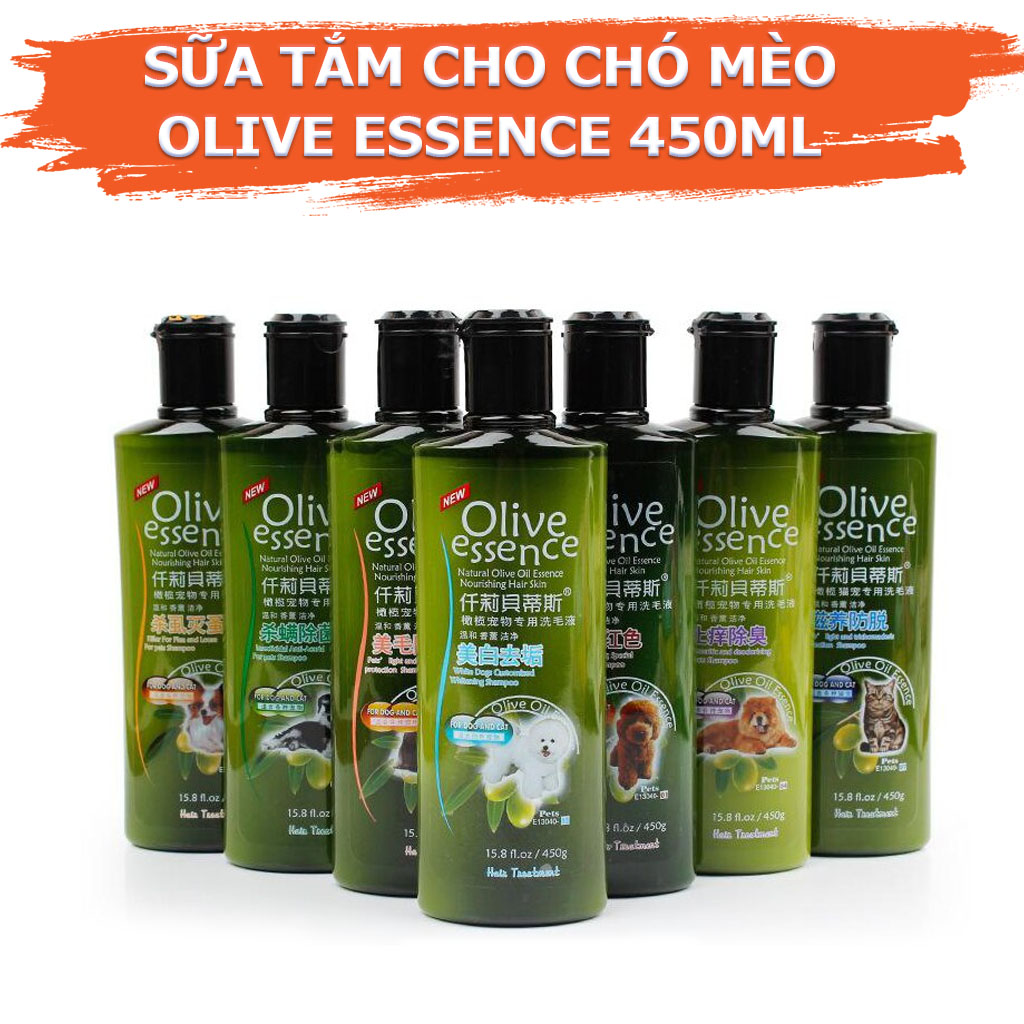 Sữa Tắm Dành Riêng Cho Chó Mèo Olive Essence - Dành Cho Mèo