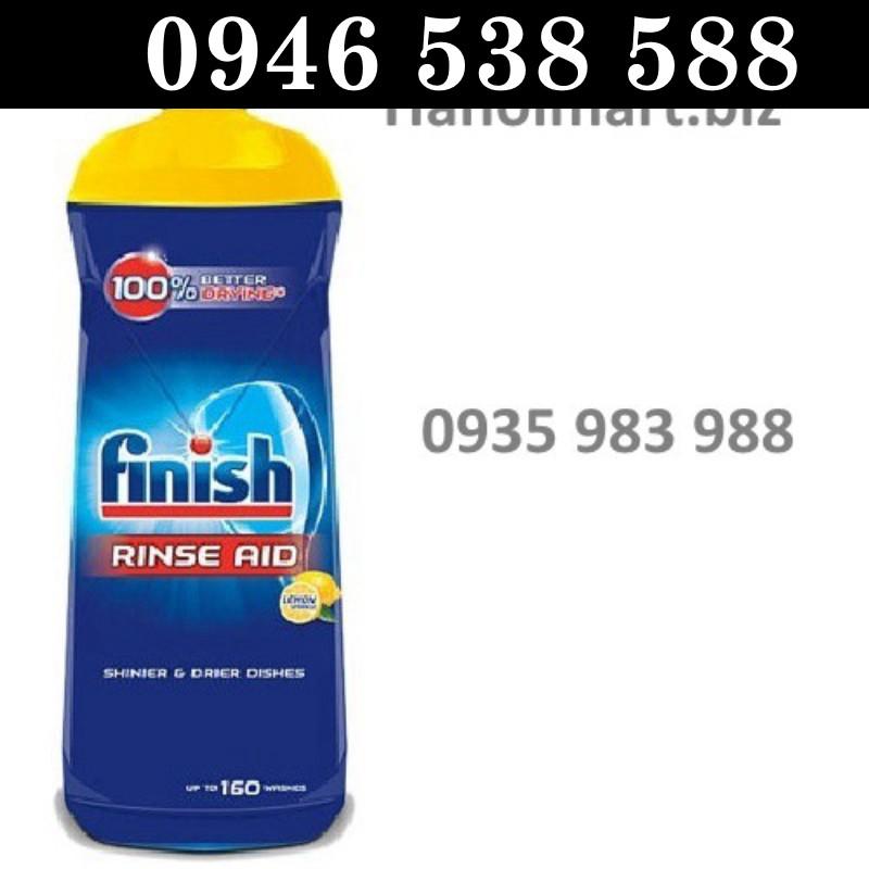 Combo 70 Viên rửa bát Finish eco Hữu cơ cho Máy + Nước làm Bóng Finish 400ml chuyên dùng cho máy