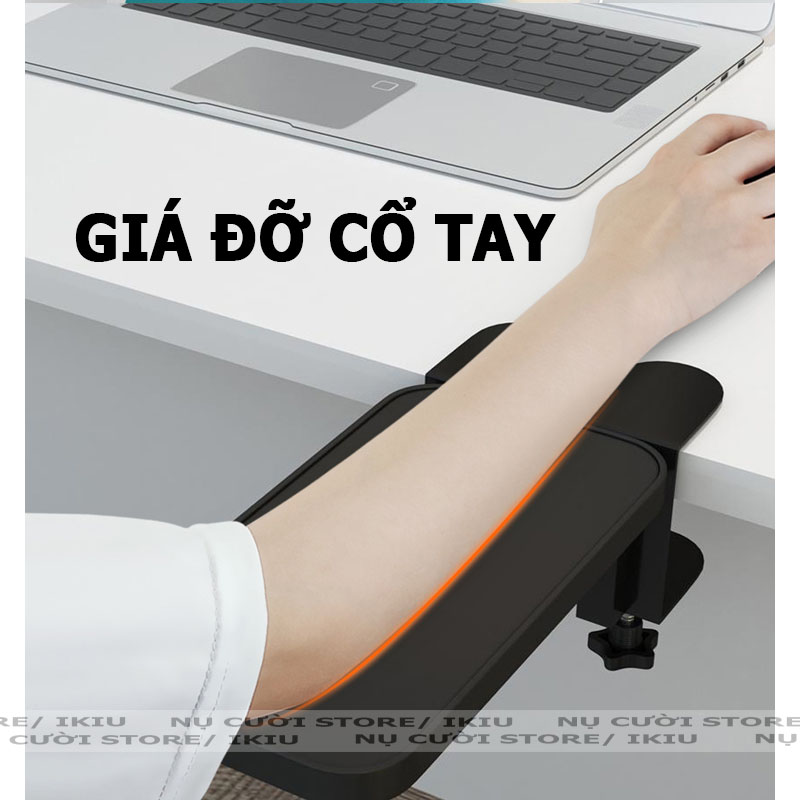 Kê Tay Kẹp Cạnh Bàn; Giá Đỡ Bàn Phím Mở Rộng Bàn Làm Việc; Kệ Nâng Đỡ Cánh Tay Cổ Tay; Kệ Nối Dài Bàn Học; Decor