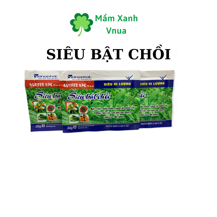 Phân Bón Siêu Bật Chồi - Siêu Vi Lượng - Gói 30Gr - Giúp Cây Đâm Nhiều Chồi Khỏe