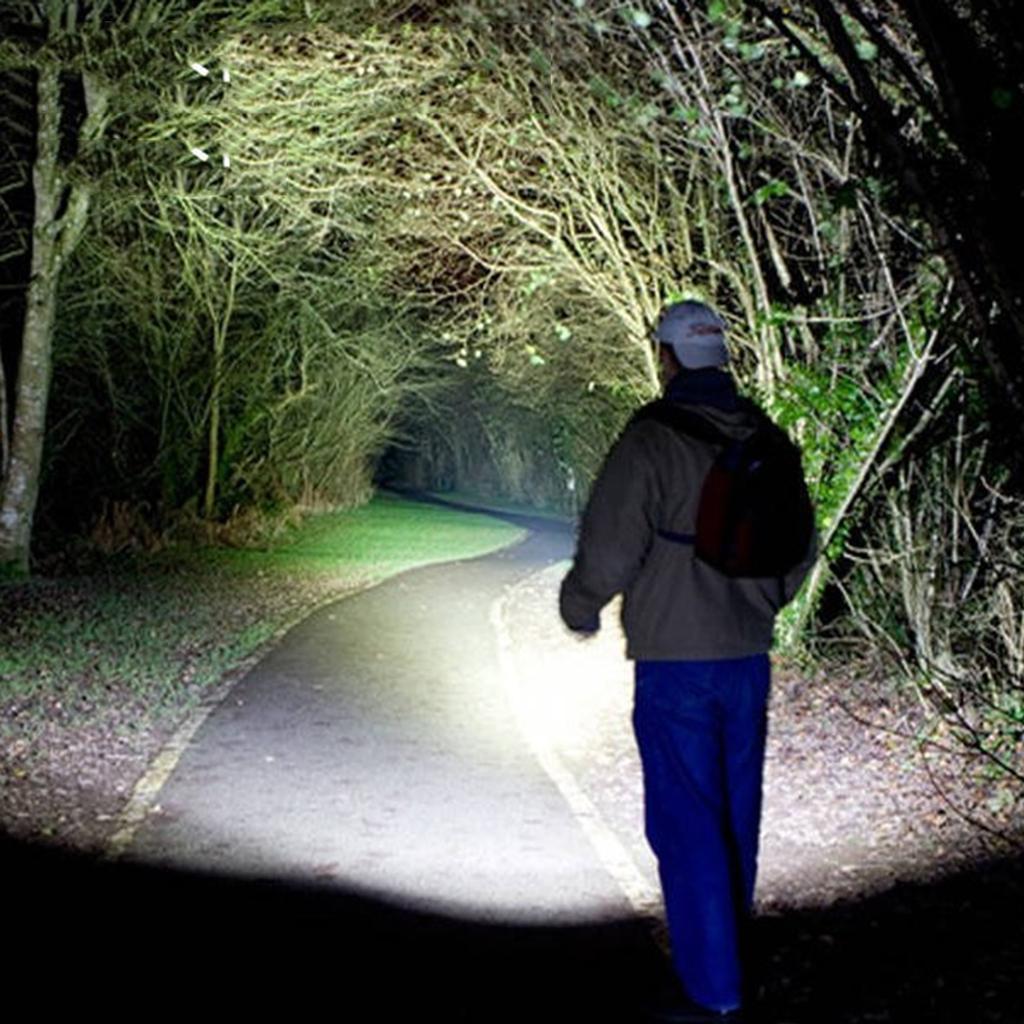 2x COB LED Torch Super Bright Flashlight Torches USB Rechargeable Work Light for Camping Hiking Backpack Outdoor Sports