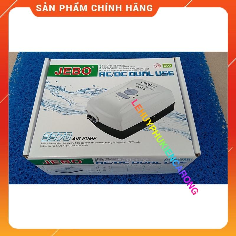 Máy Sủi Oxy TÍCH ĐIỆN 2 Vòi JEBO 9950/9970 | Tặng Kèm Phụ Kiện
