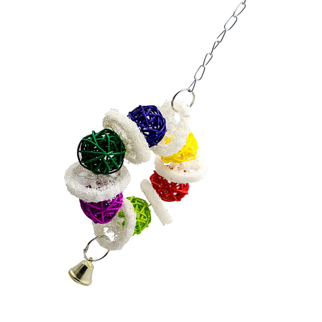 Bird Toy Conure Foraging Hanging Toy for Small Medium Parrots  Type 1