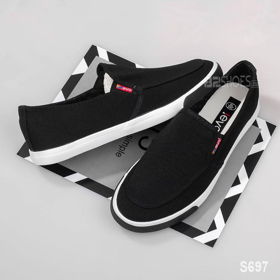 Giày lười nam - Slip on nam vải - Mã S697