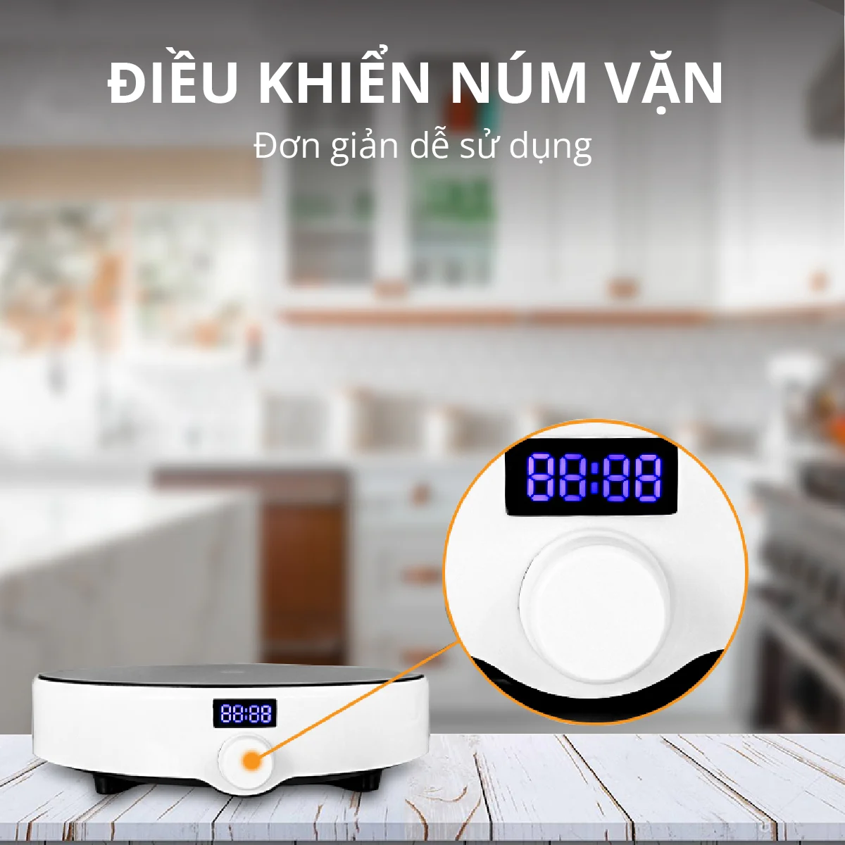 Nồi lẩu điện từ Mishio kèm nồi 5L - Hàng chính hãng