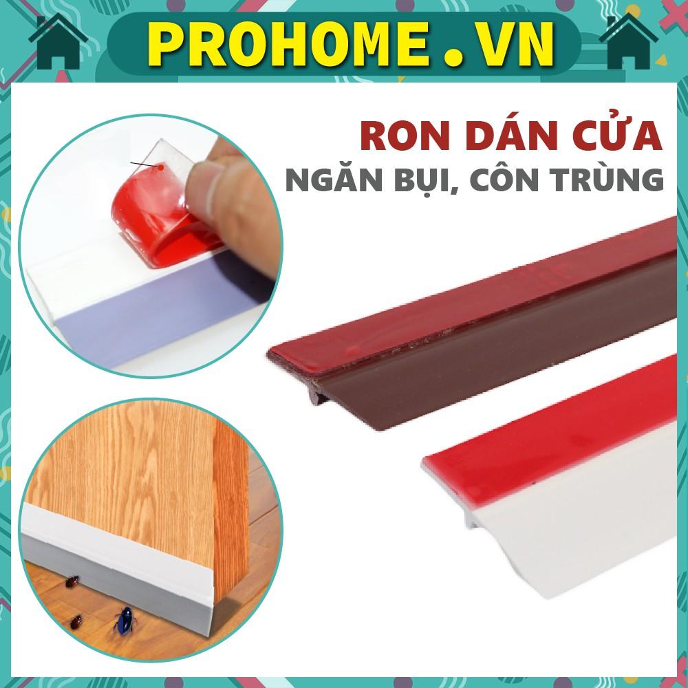 Thanh Ron Cửa 1 Mét PVC, Dán Chân Cửa, Miếng Chặn Cửa Chống Gió Lùa Cách Âm Giữ Nhiệt Điều Hòa