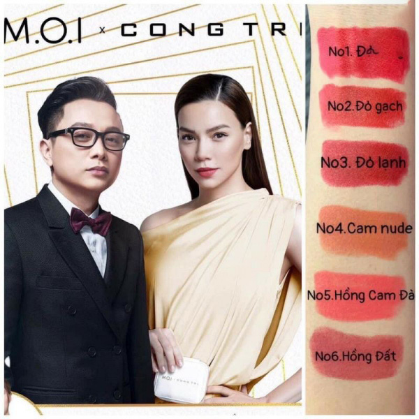 Son Môi M.O.I Hồ Ngọc Hà Son Thỏi Lì M.O.I x Công Trí