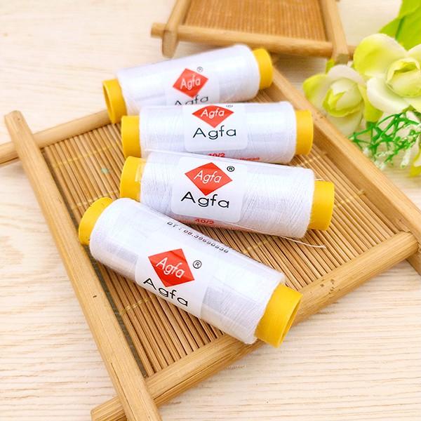 Combo 4 cuộn chỉ trắng giá rẻ thông dụng