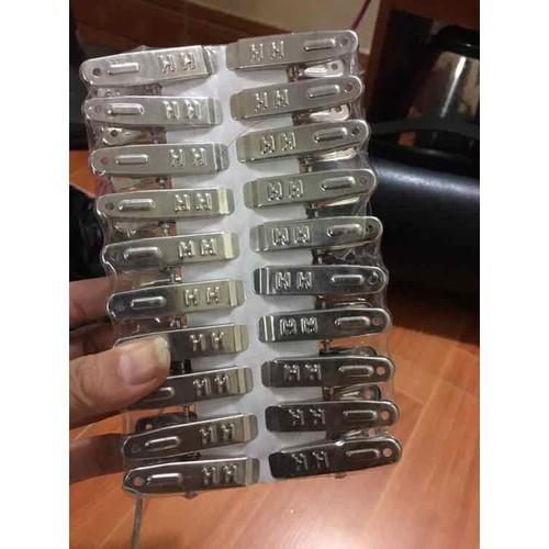 Vỉ 20 kẹp quần áo INOX - LOẠI DÀY ĐẢM BẢO