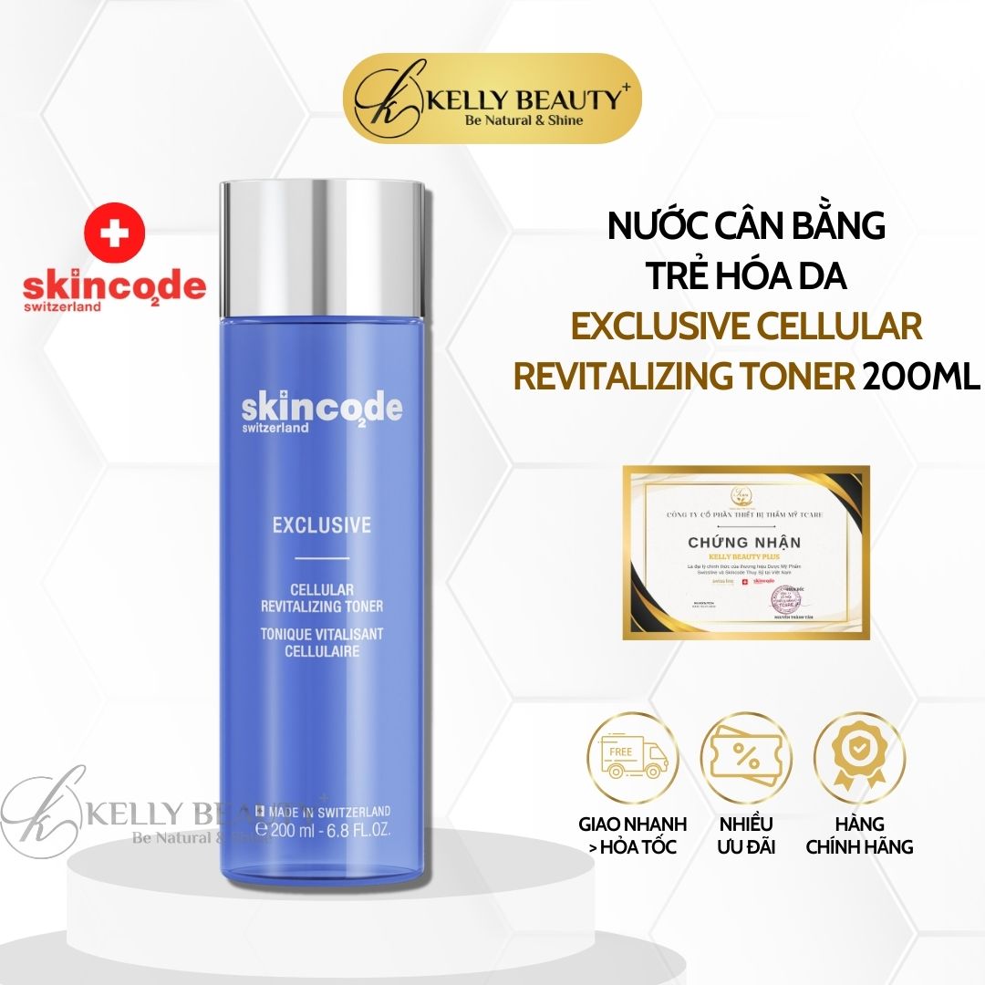 Nước Cân Bằng Trẻ Hóa Da Skincode Exclusive Cellular Revitalizing Toner | Kelly Beauty