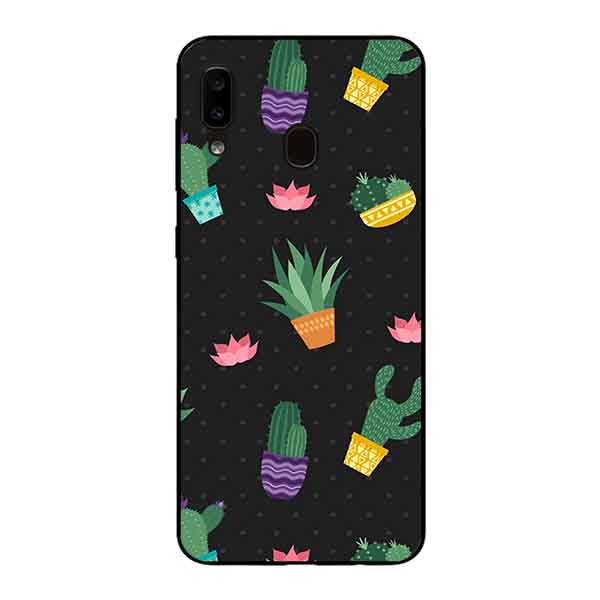 Ốp Lưng in cho Samsung A20 / A30 Mẫu Nền Xương Rồng - Hàng Chính Hãng