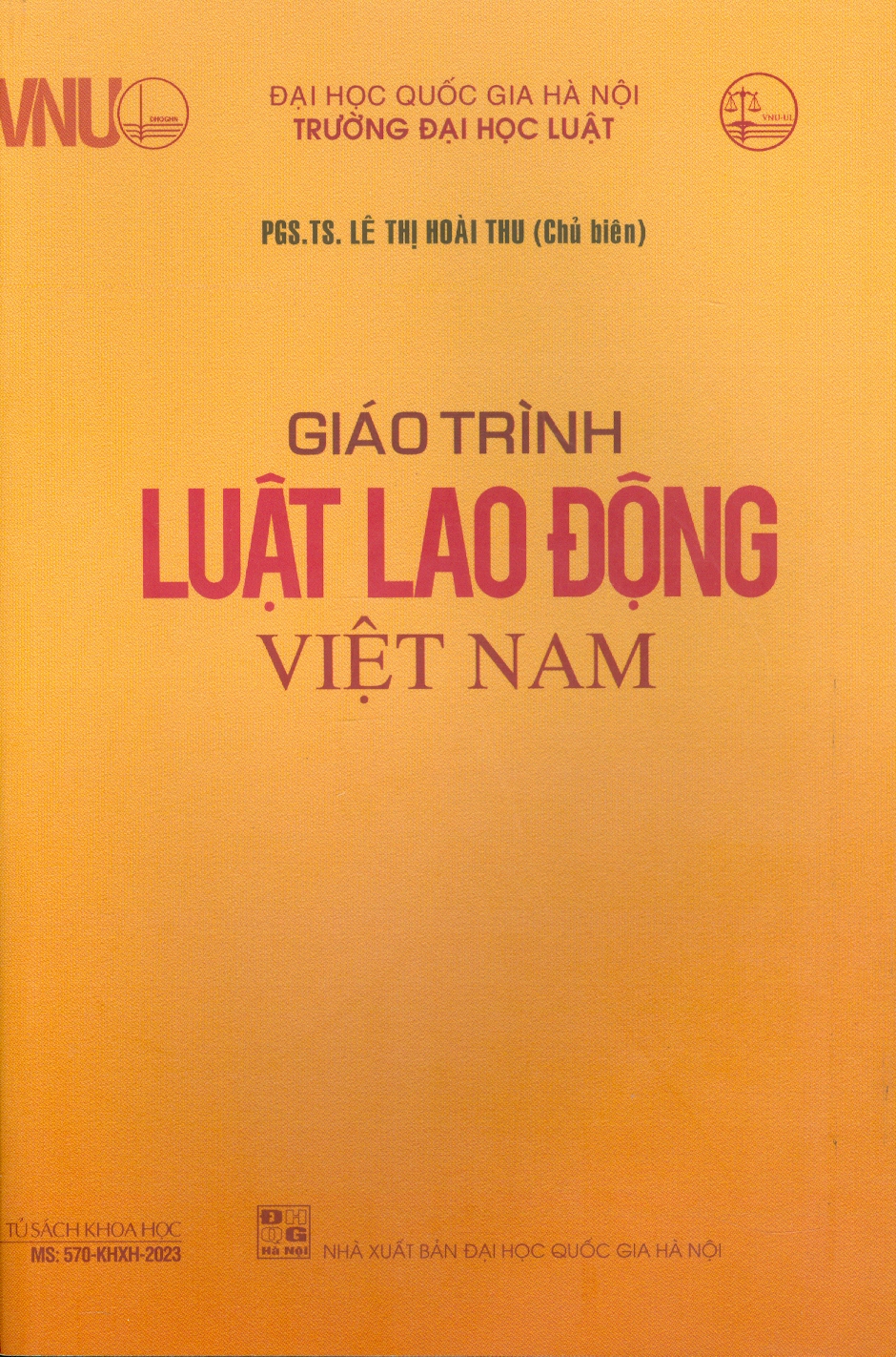 Hình ảnh Giáo Trình Luật Lao Động Việt Nam - PGS.TS. Lê Thị Hoài Thu - (bìa mềm)