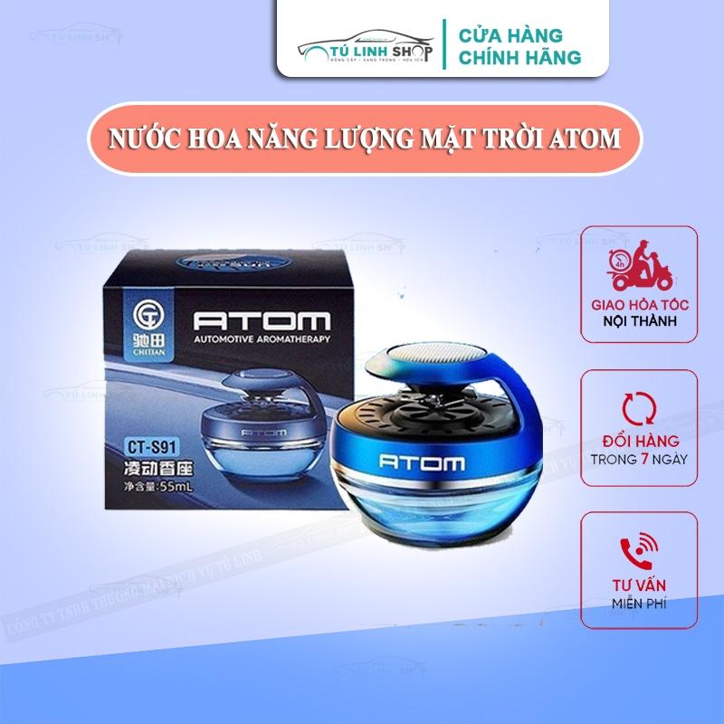 Nước Hoa Cao Cấp chạy năng lượng Mặt Trời Atom | Nước Hoa Để Taplo nội thất xe ô tô