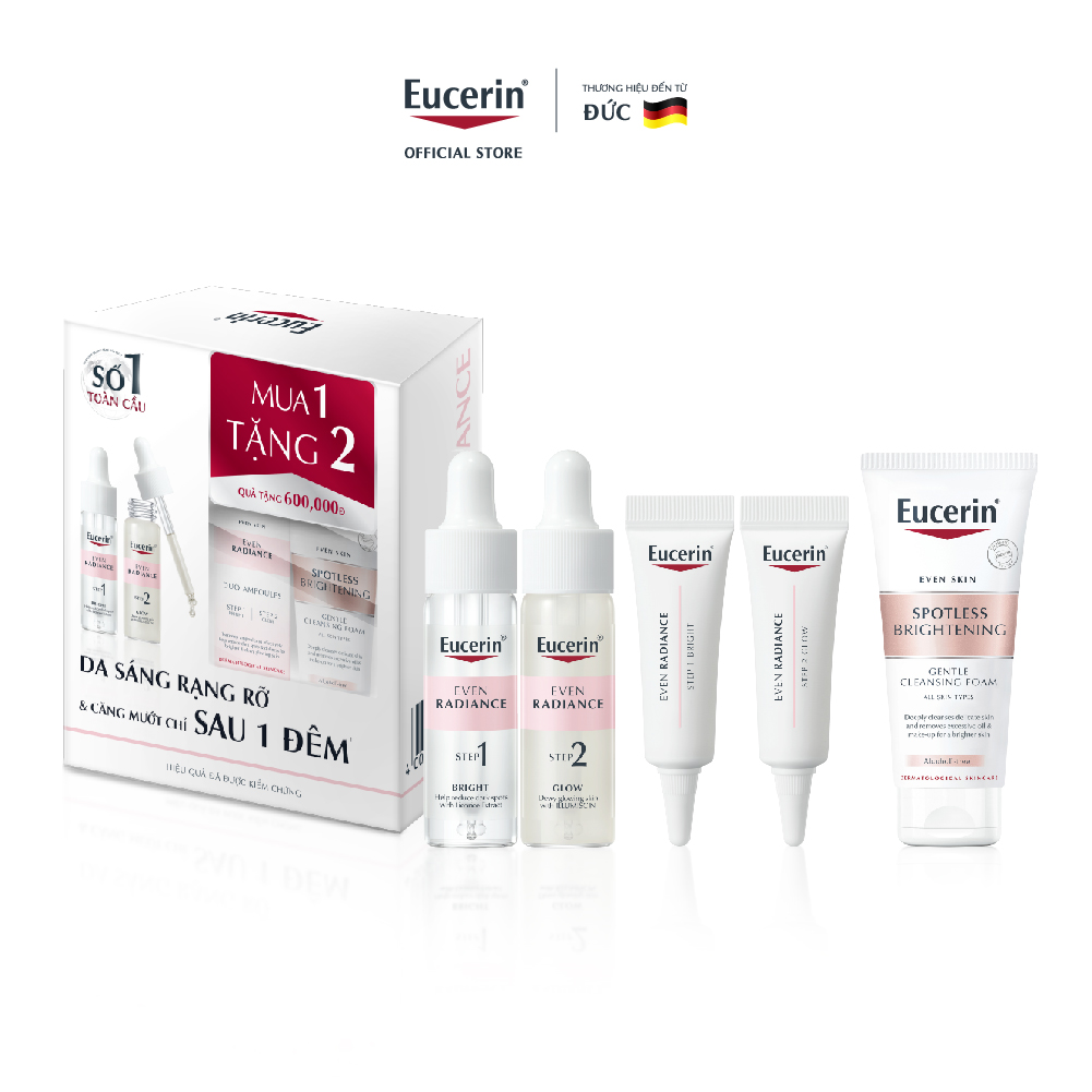 Tinh chất dưỡng sáng 2 ống Eucerin Duo Ampoules