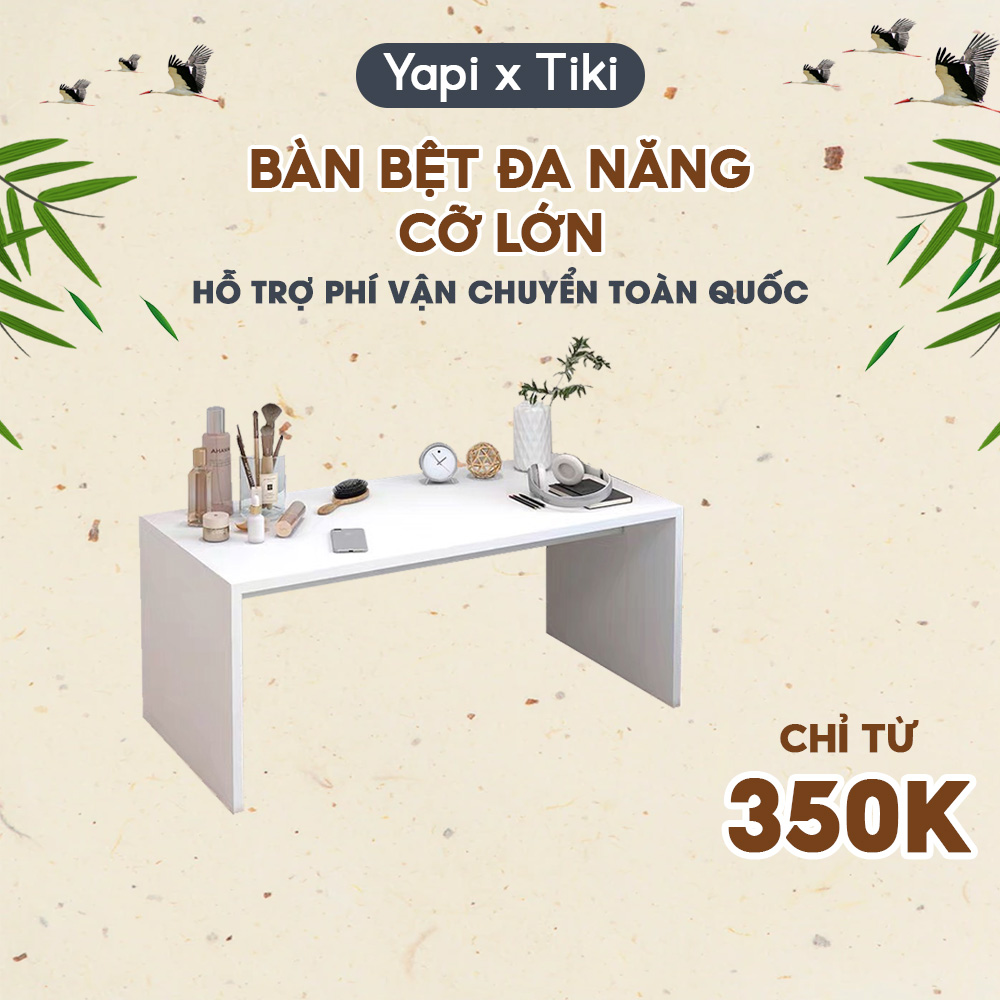 Bàn Ngồi Bệt Đa Năng Cỡ Lớn Dùng Làm Bàn Học, Bàn Trang Điểm, Bàn Làm Việc YAPI GHC-4597