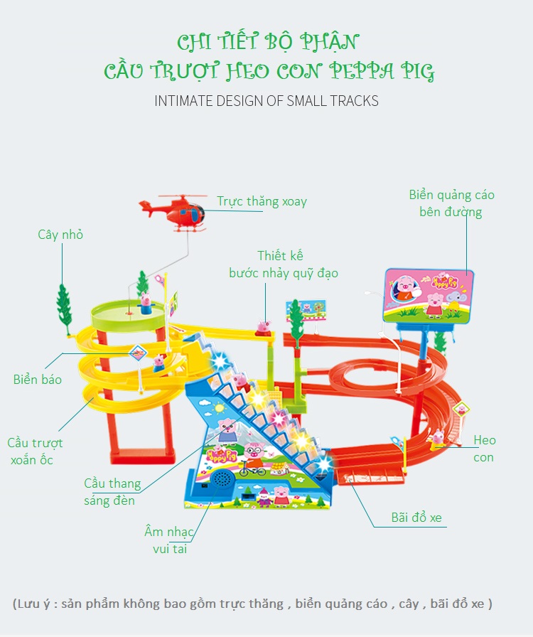 Cầu Trượt Heo Con PEPPY