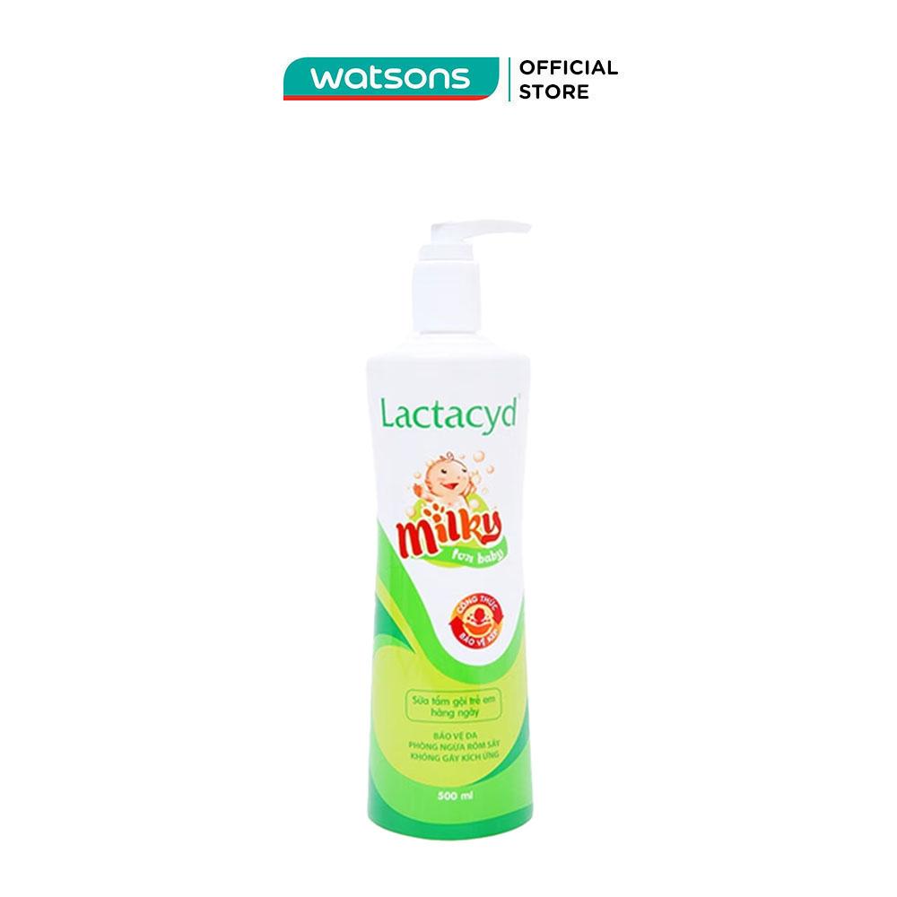 Sữa Tắm Gội Trẻ Em Lactacyd Milky 500ml