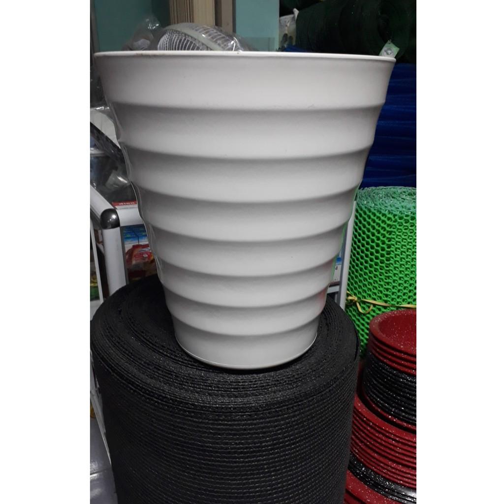 Chậu nhựa trồng cây hình tháp xoắn ốc 36 cm