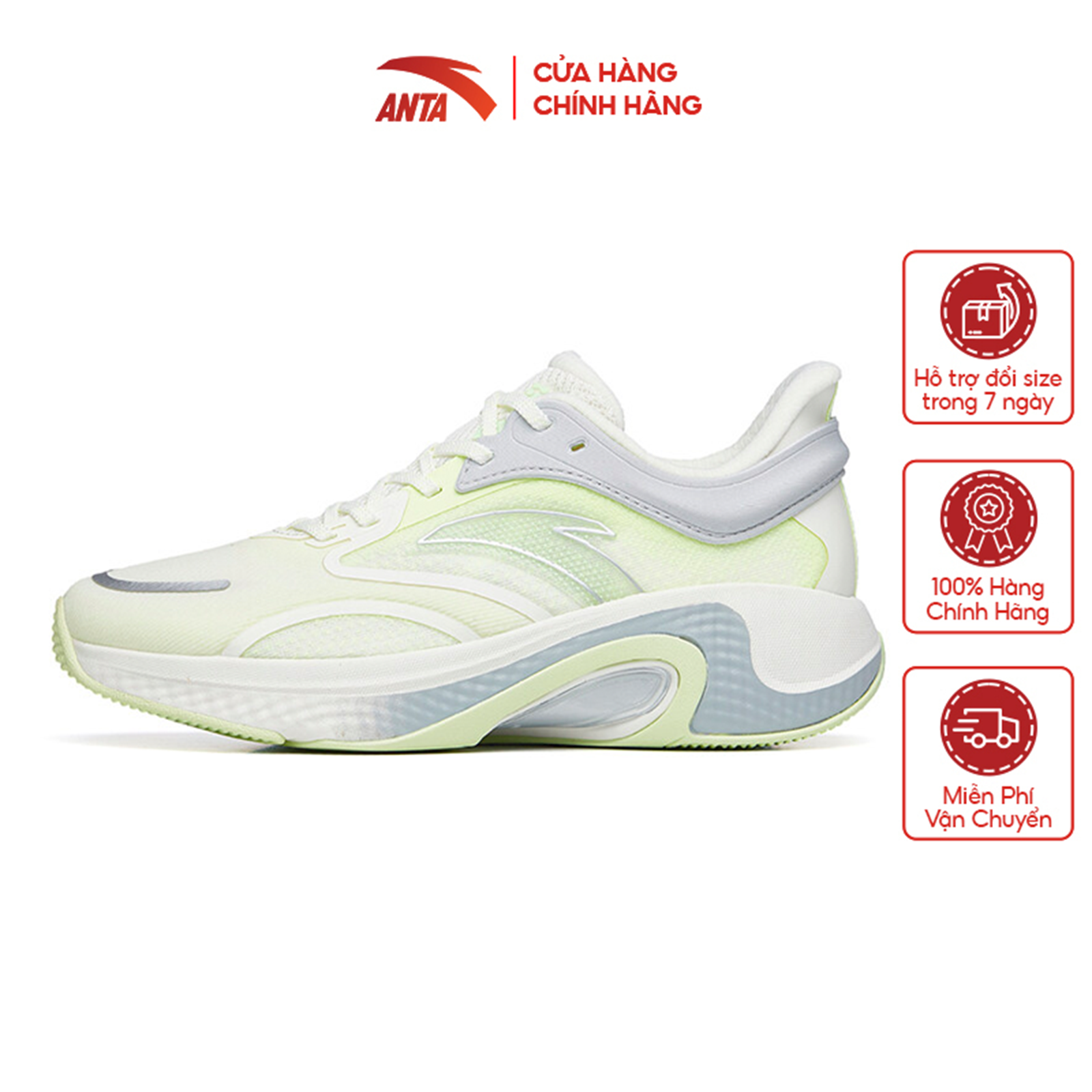 Giày chạy thể thao nữ A-FLASHEDGE Anta Sports 822235556