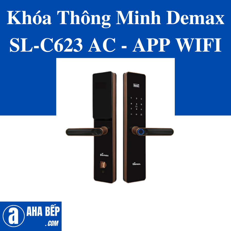 Khóa Thông Minh Demax SL-C623 AC - APP WIFI. Hàng Chính Hãng