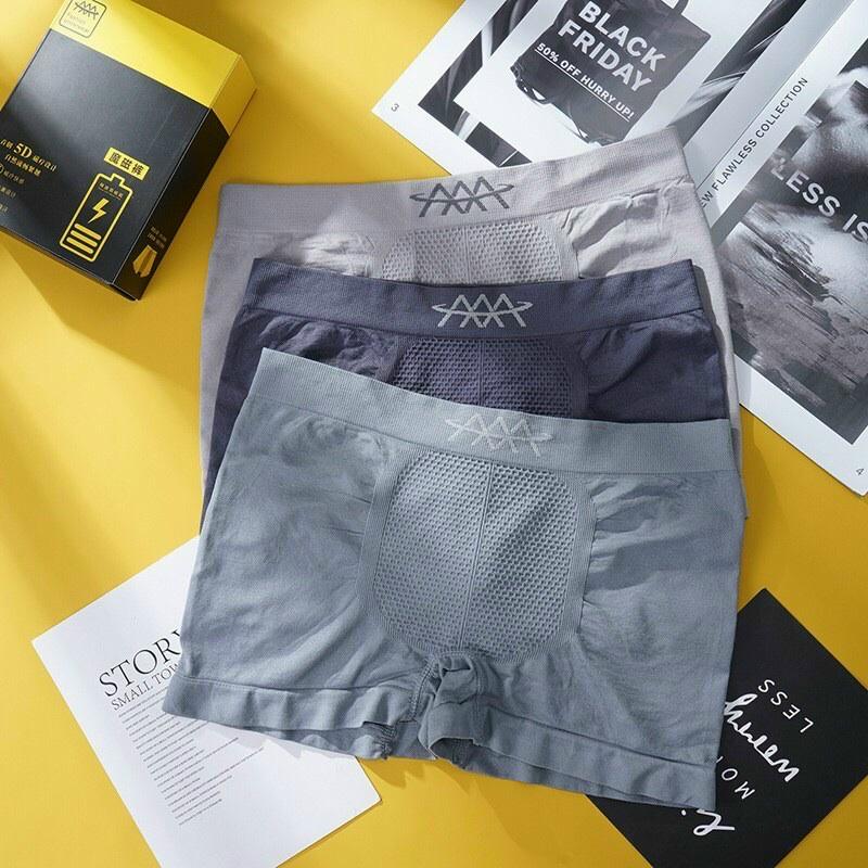 Hộp 3 quần sịp nam boxer 5D cao cấp
